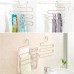 S Type Clothes Pants Trouser Hanger Multi Layers Storage Rack Closet Space Saver Stainless Steel