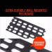 8Pcs ABS Toolbox Awall  mounted Storage Box Foldable Tray Hardware Screw Tool Organize Box Stackable for Small Racks Side by Side