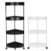 3 4 5 Tier Corner Shelf Wheels For Kitchen Trolley Bathroom Storage Rack Stand