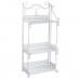 3 4 Layer Storage Rack Home Bathroom Shower Shelf Kitchen Bath Holder Organizer