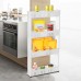 JIANGYANG F25836 Storage Rack 3 4 Layers Gap Stand Kitchen Bathroom Shelf  White