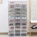 6Pcs Plastic Shoebox Drawer Shoes Storage Box Stackable Case Tidy Display Shoes Organizer