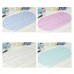 7 PCS Waterdrop Bathroom Mat with Suction Cup Massage Foot Mat Bathtub Anti  slip Mat  Transparent Blue