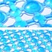 7 PCS Waterdrop Bathroom Mat with Suction Cup Massage Foot Mat Bathtub Anti  slip Mat  Transparent White