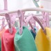 12  Clip Folding Drying Rack Underwear Socks Clip Multi  functional Clothes Rack  Khaki