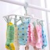 12  Clip Folding Drying Rack Underwear Socks Clip Multi  functional Clothes Rack  Rose Red