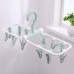 12  Clip Folding Drying Rack Underwear Socks Clip Multi  functional Clothes Rack  Candy Green