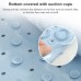 Bathroom Anti  slip Round Mat Suction Cup Massage Foot Pad  Green