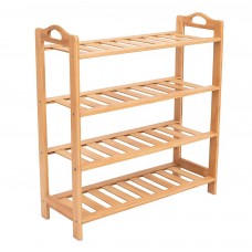 2 3 4 5 Tier Shoe Storage Racks Cabinet Shelf Wooden Stand Home Organizer Bamboo