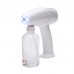 250ML Handheld Atomizing Sprayer USB Charging Wireless Nebulizers Disinfectant Fogger Blue  ray Nano Steam Sprayer with Touch Screen